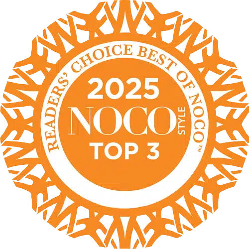 2025 Best of NoCo Top 3 badge